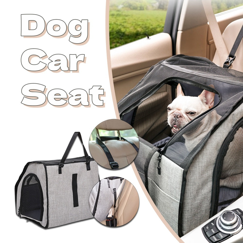 Alevra Travel-Ready Foldable Pet Car Crate